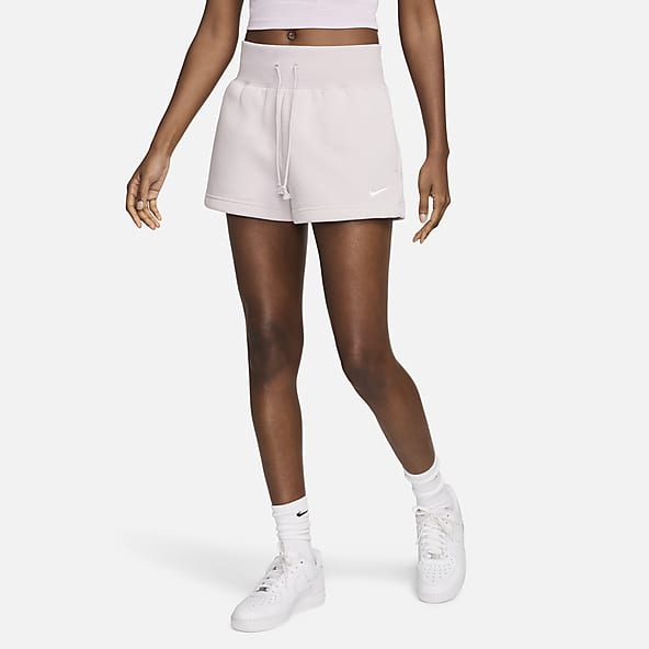 Purple nike sweat shorts top